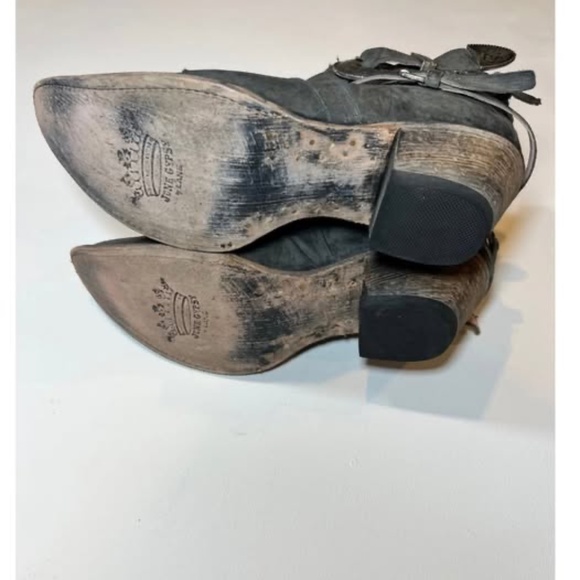 Junk Gypsy Western Ankle Booties by Lane Hwy 237 - Picture 3 of 4